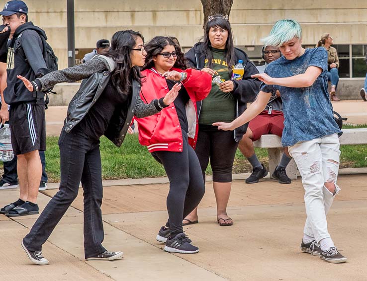 Students at Senior Day