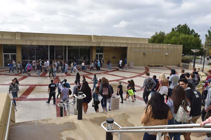 Students at Senior Day