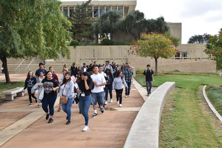 Students at Senior Day