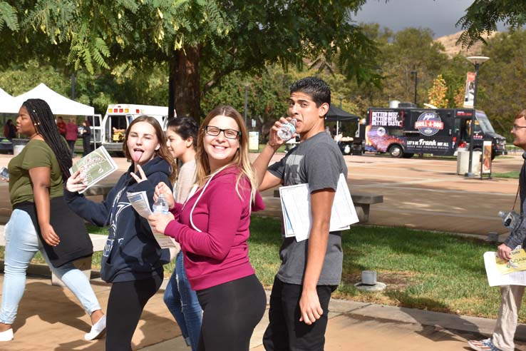 Students at Senior Day