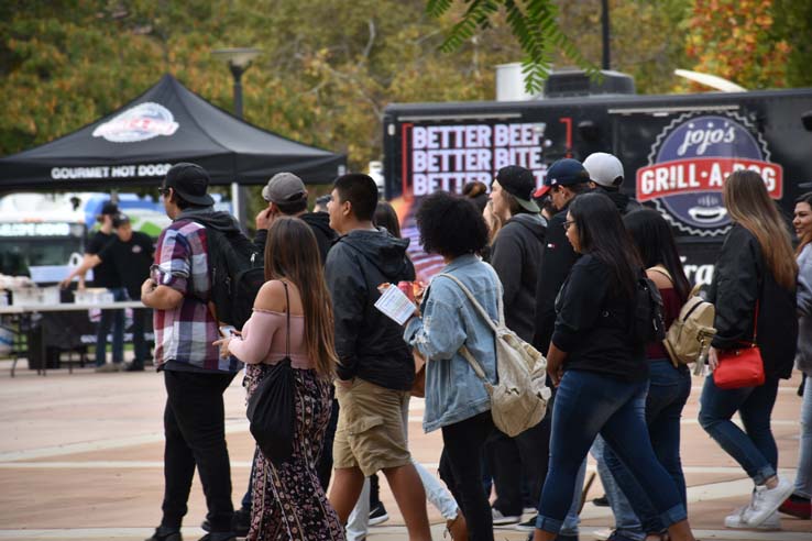 Students at Senior Day