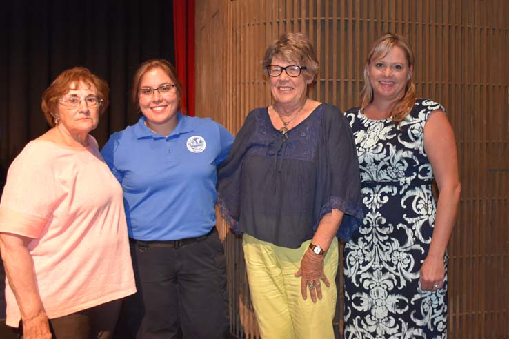 Faculty and students at EMT graduation