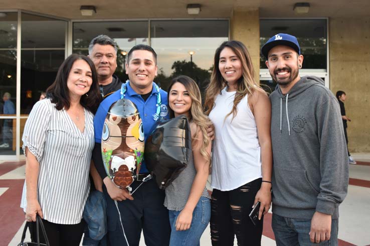 Faculty and students at EMT graduation