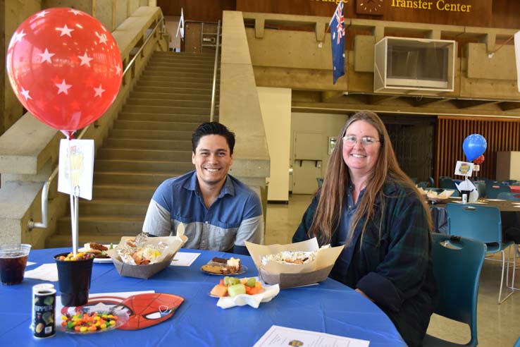 Enjoying the Classified Luncheon