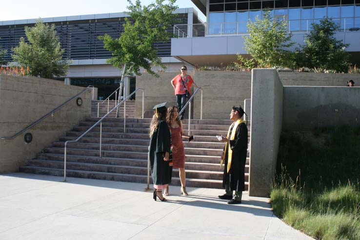 Students at Commencement