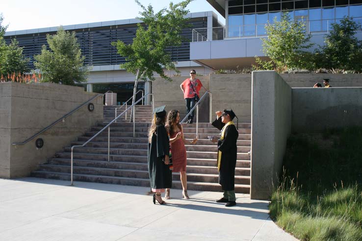 Students at Commencement