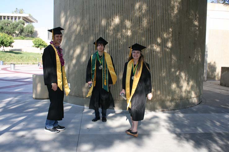 Students at Commencement