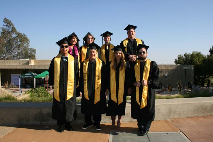 Students at Commencement