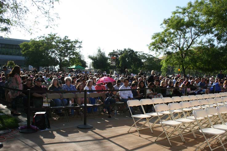 Students at Commencement