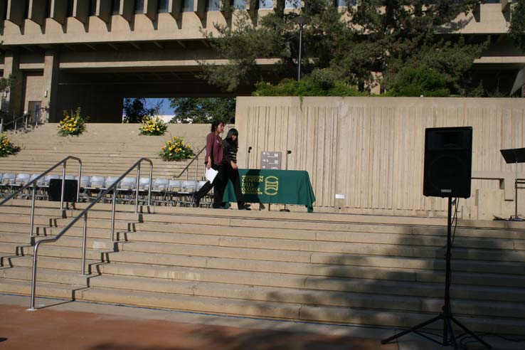 Students at Commencement