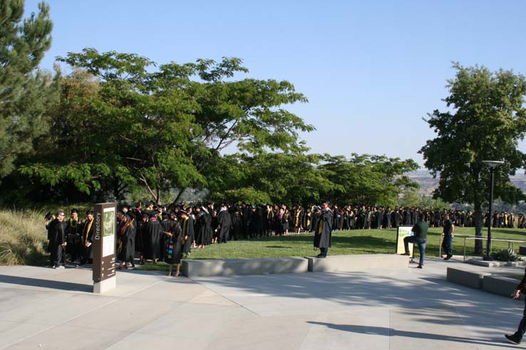 Students at Commencement