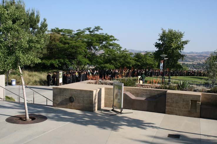 Students at Commencement