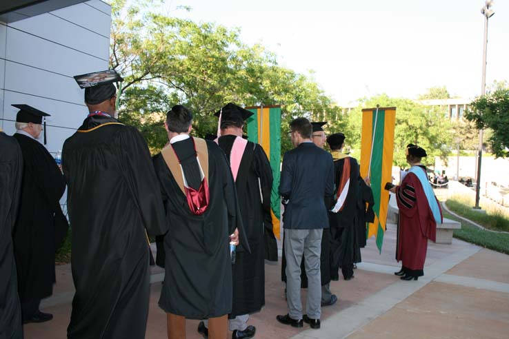 Students at Commencement