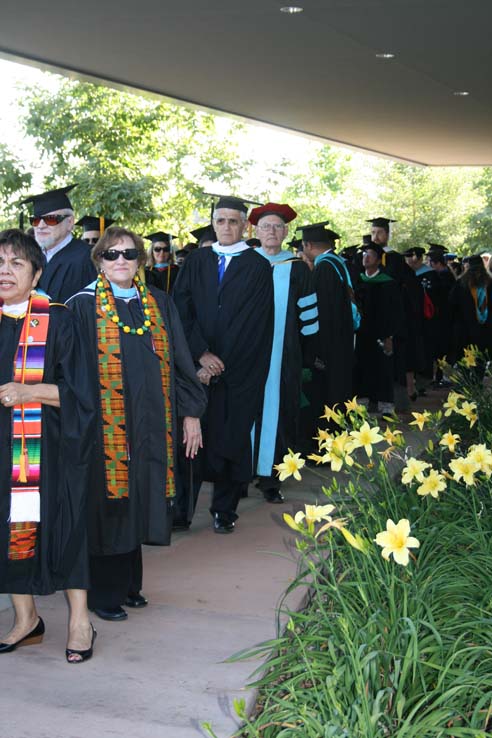 Students at Commencement