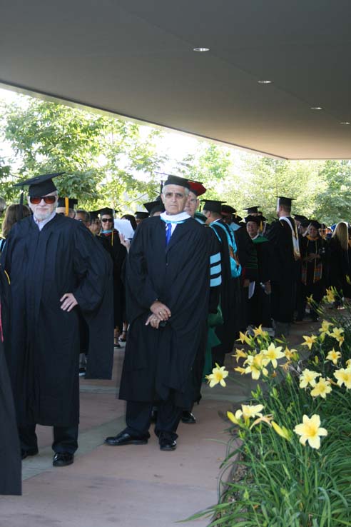 Students at Commencement