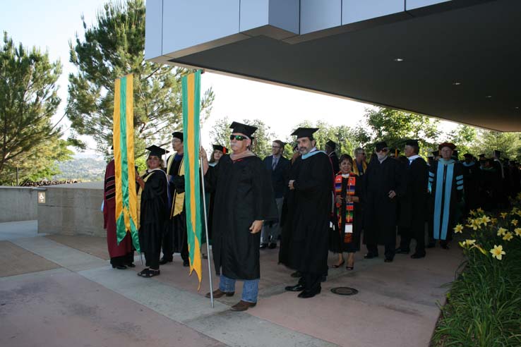 Students at Commencement