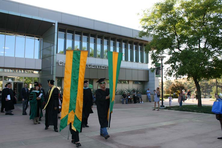 Students at Commencement