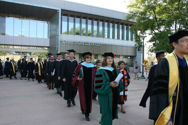 Students at Commencement