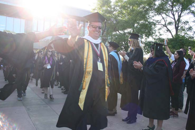 Students at Commencement