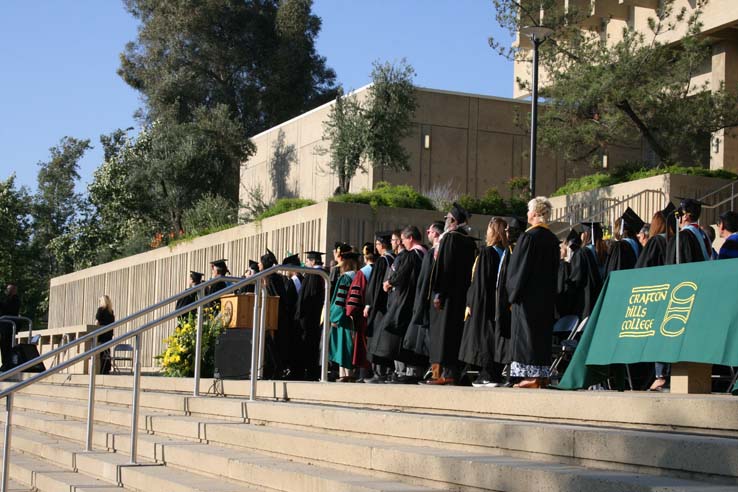 Students at Commencement