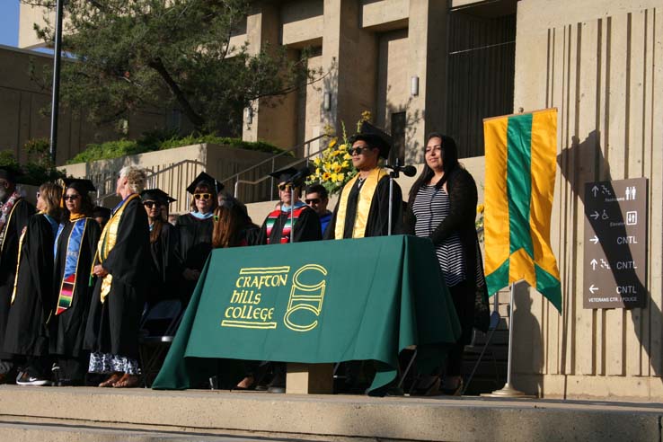 Students at Commencement