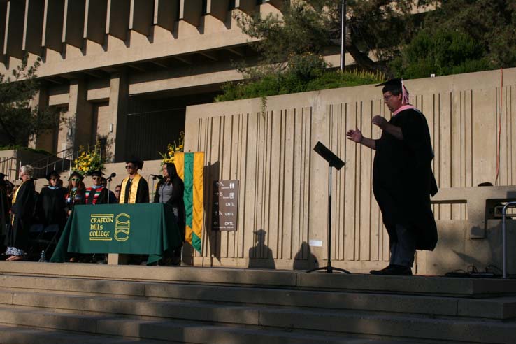 Students at Commencement