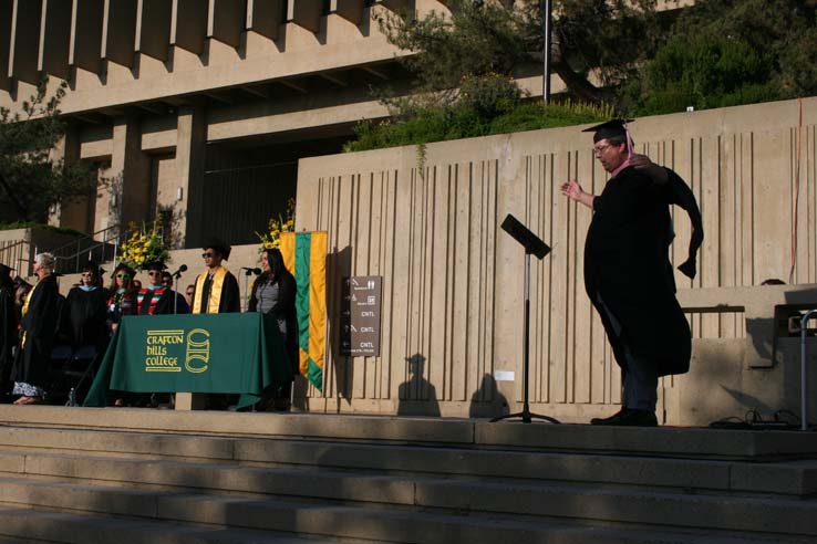 Students at Commencement