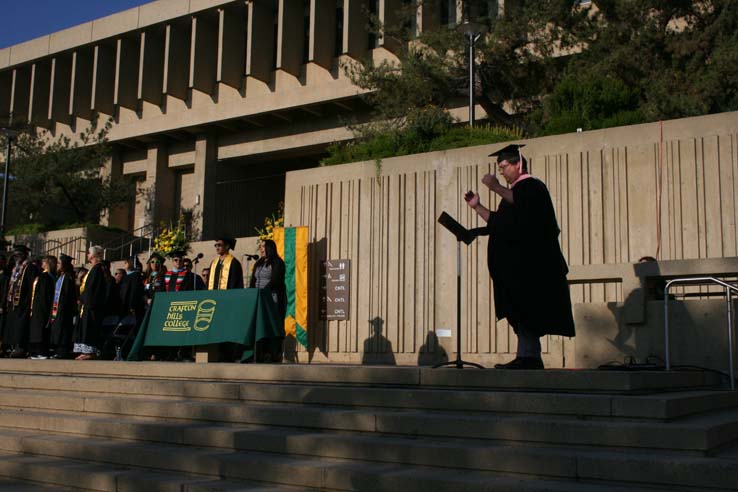 Students at Commencement