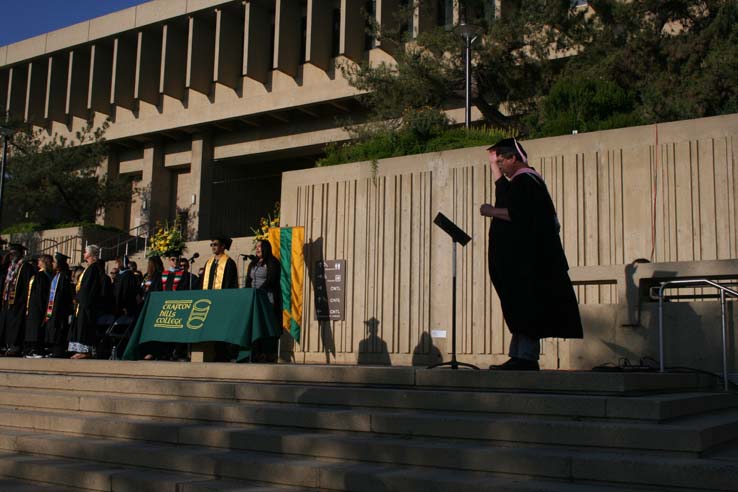 Students at Commencement