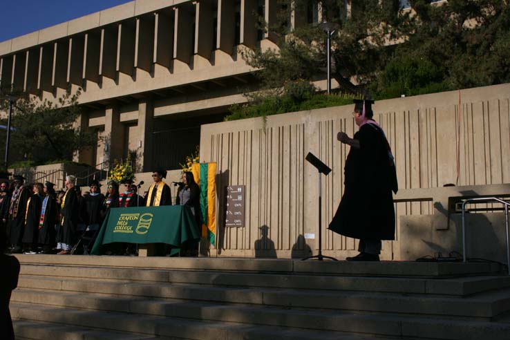 Students at Commencement