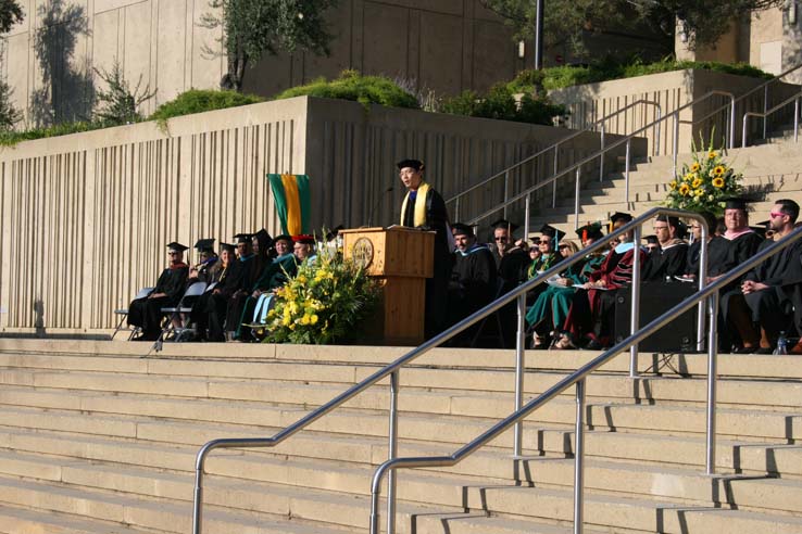 Students at Commencement