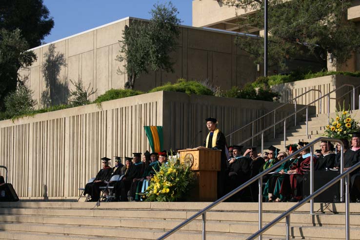 Students at Commencement