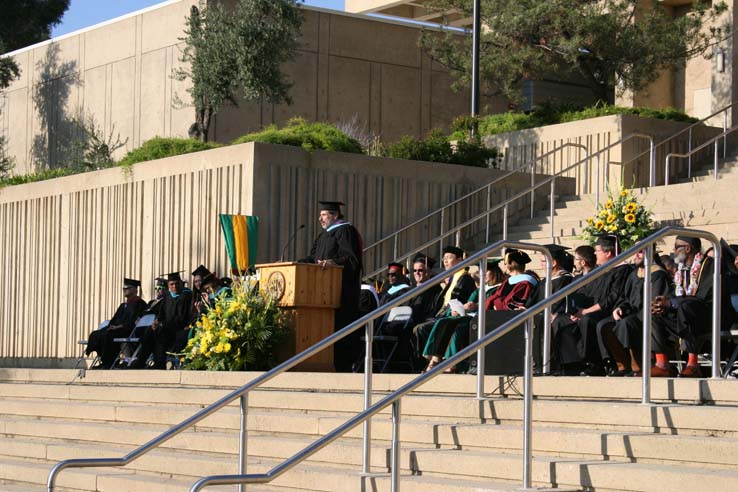 Students at Commencement