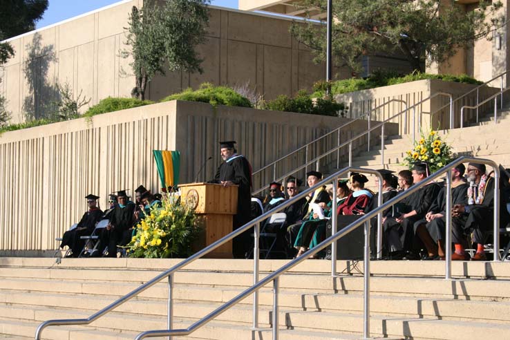 Students at Commencement