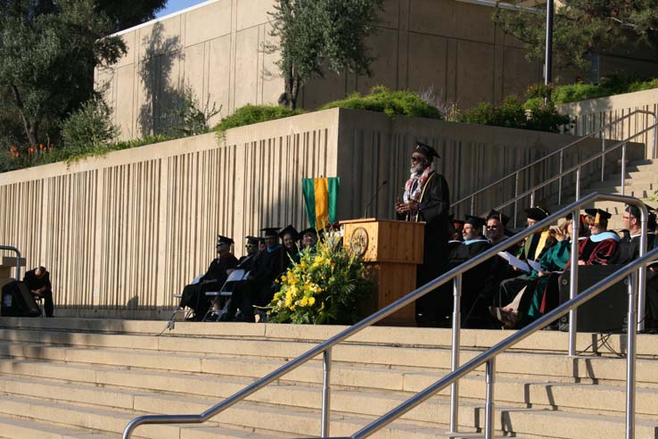 Students at Commencement