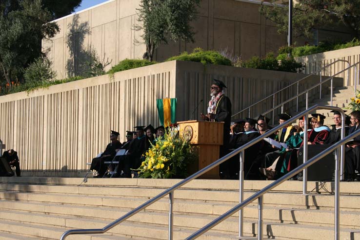 Students at Commencement