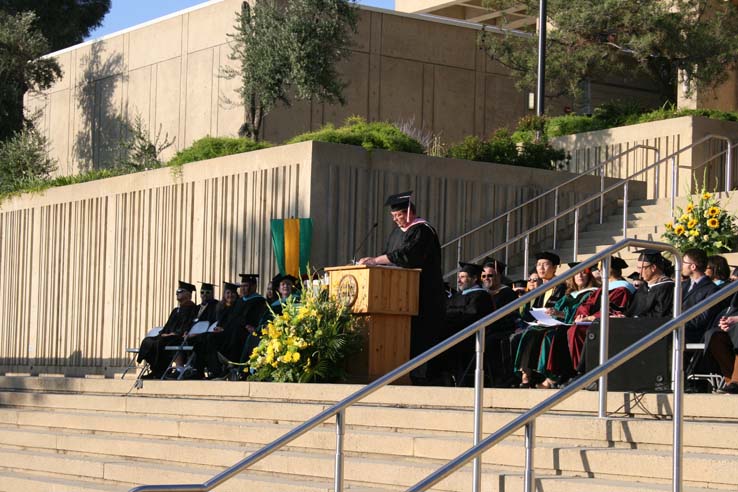 Students at Commencement