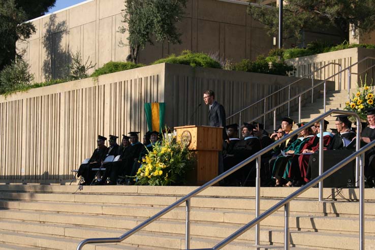 Students at Commencement