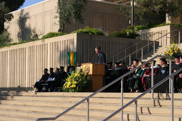 Students at Commencement