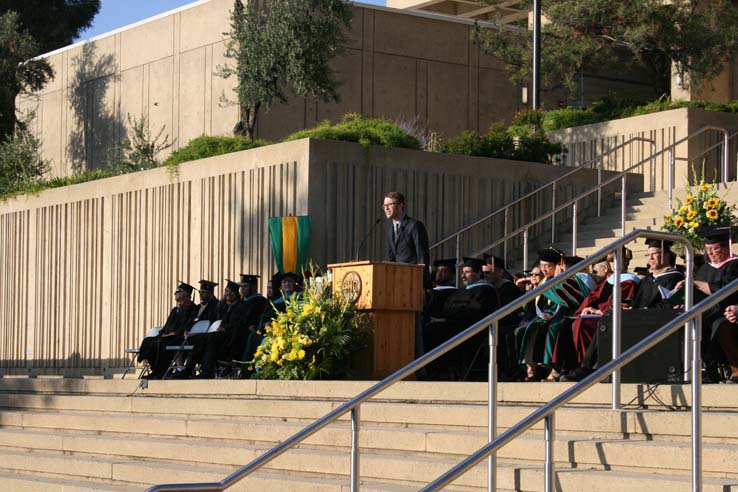 Students at Commencement