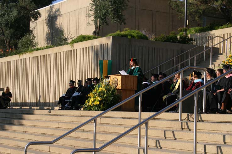 Students at Commencement