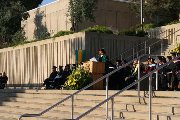 Students at Commencement