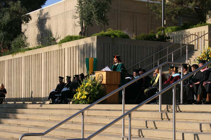 Students at Commencement