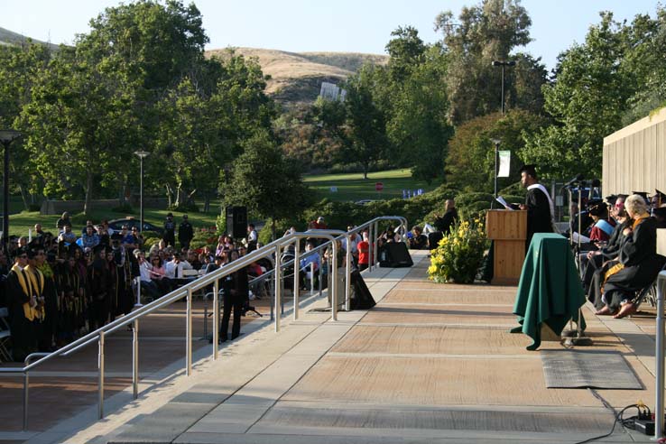 Students at Commencement