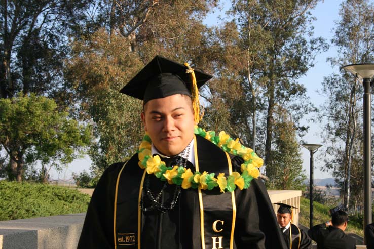 Students at Commencement