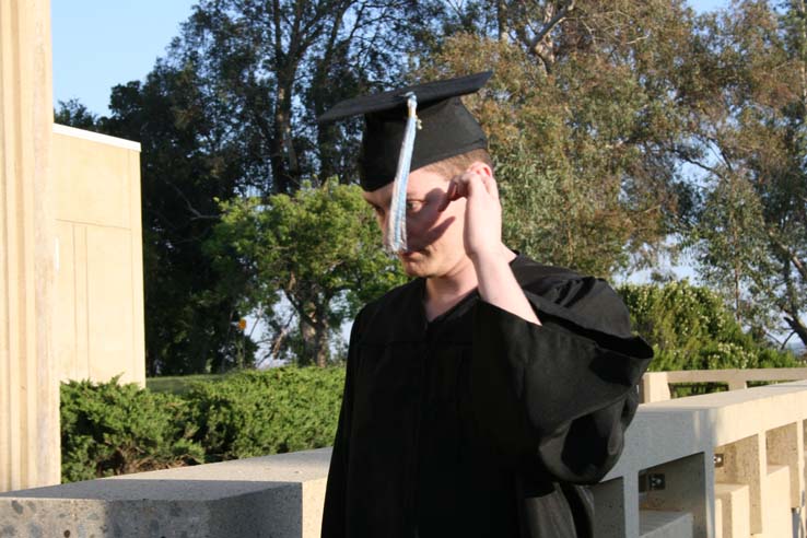 Students at Commencement