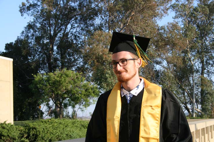 Students at Commencement