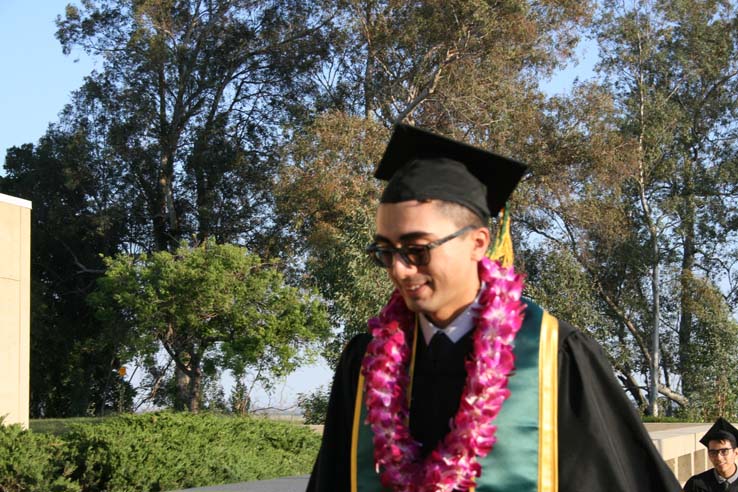 Students at Commencement