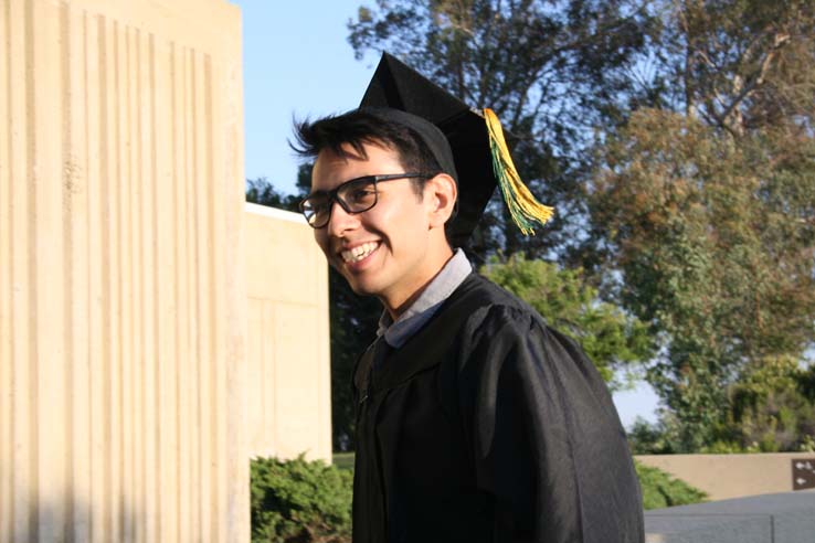 Students at Commencement