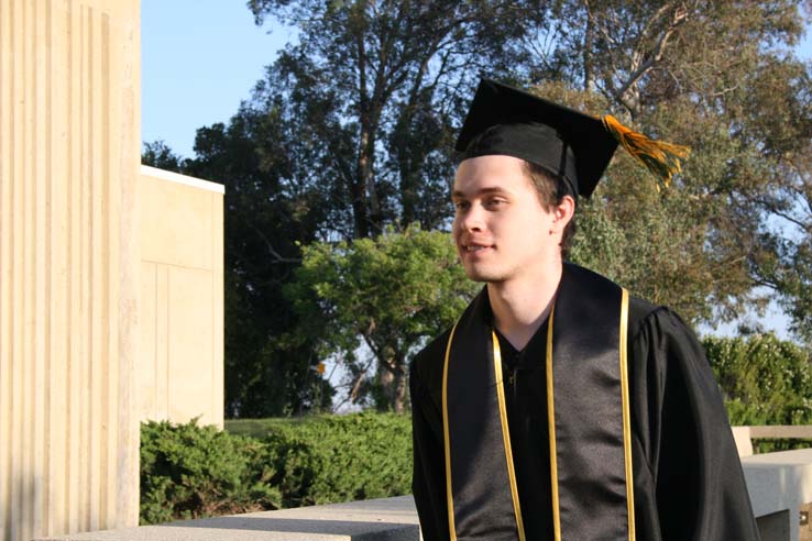 Students at Commencement